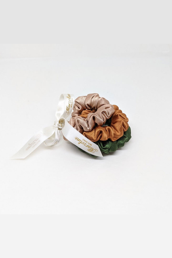 SET DI SCRUNCHIE IN SETA NUOVA